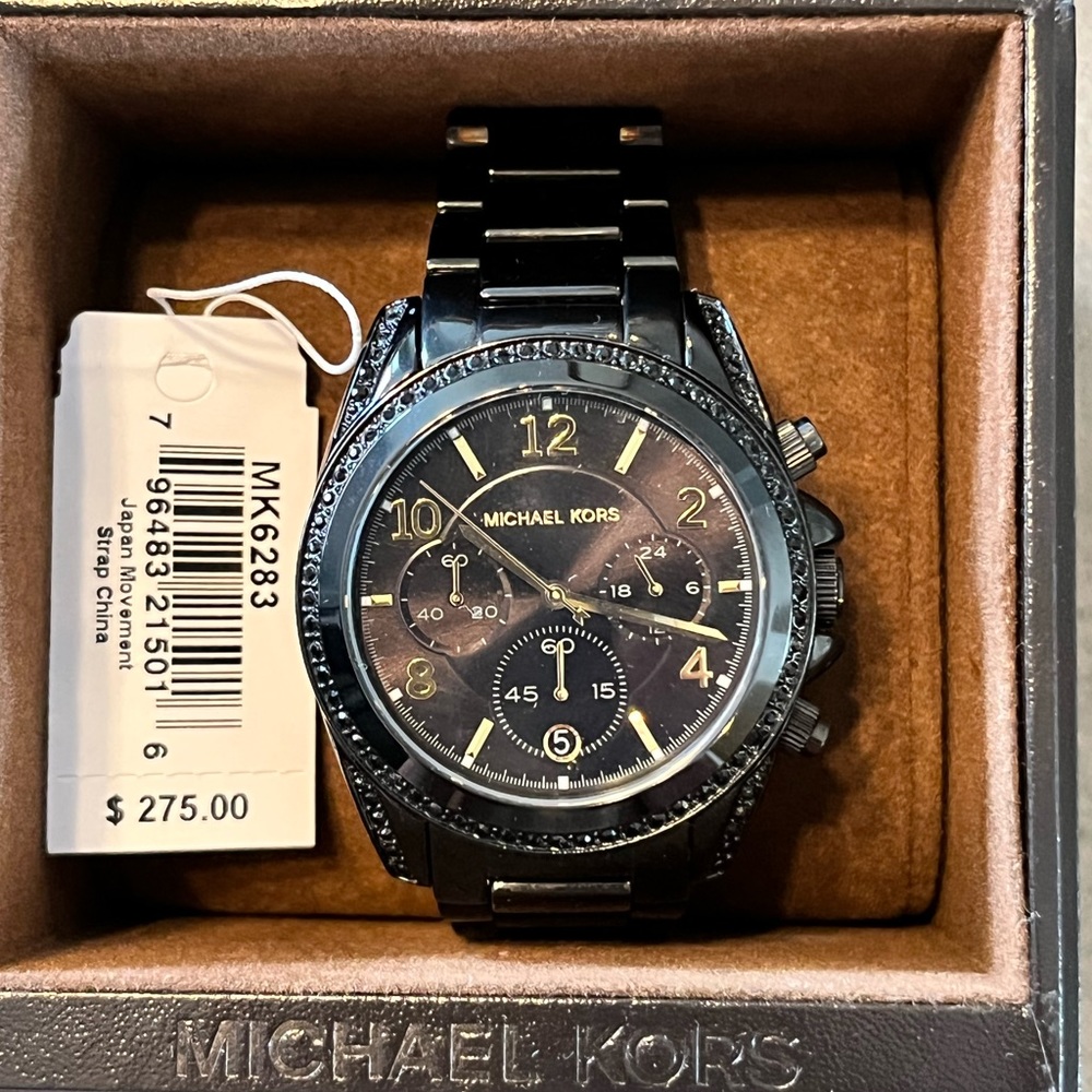 Michael Kors Black Women's Watch